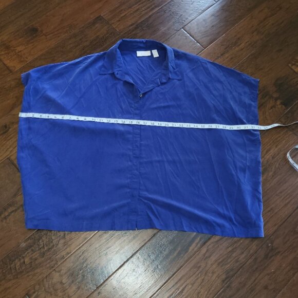 Chico's Shirt Dolman Sleeve Top Plus Size 2/3 Boho Oversized Fit - Picture 11 of 12